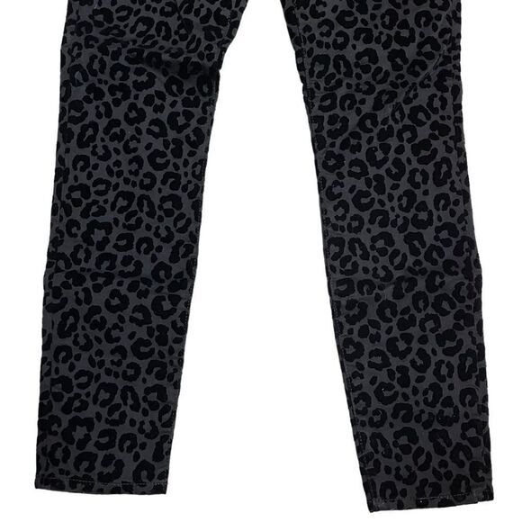 NWT Madewell Flocked Leopard Skinny Jeans U1D122 - Picture 5 of 11